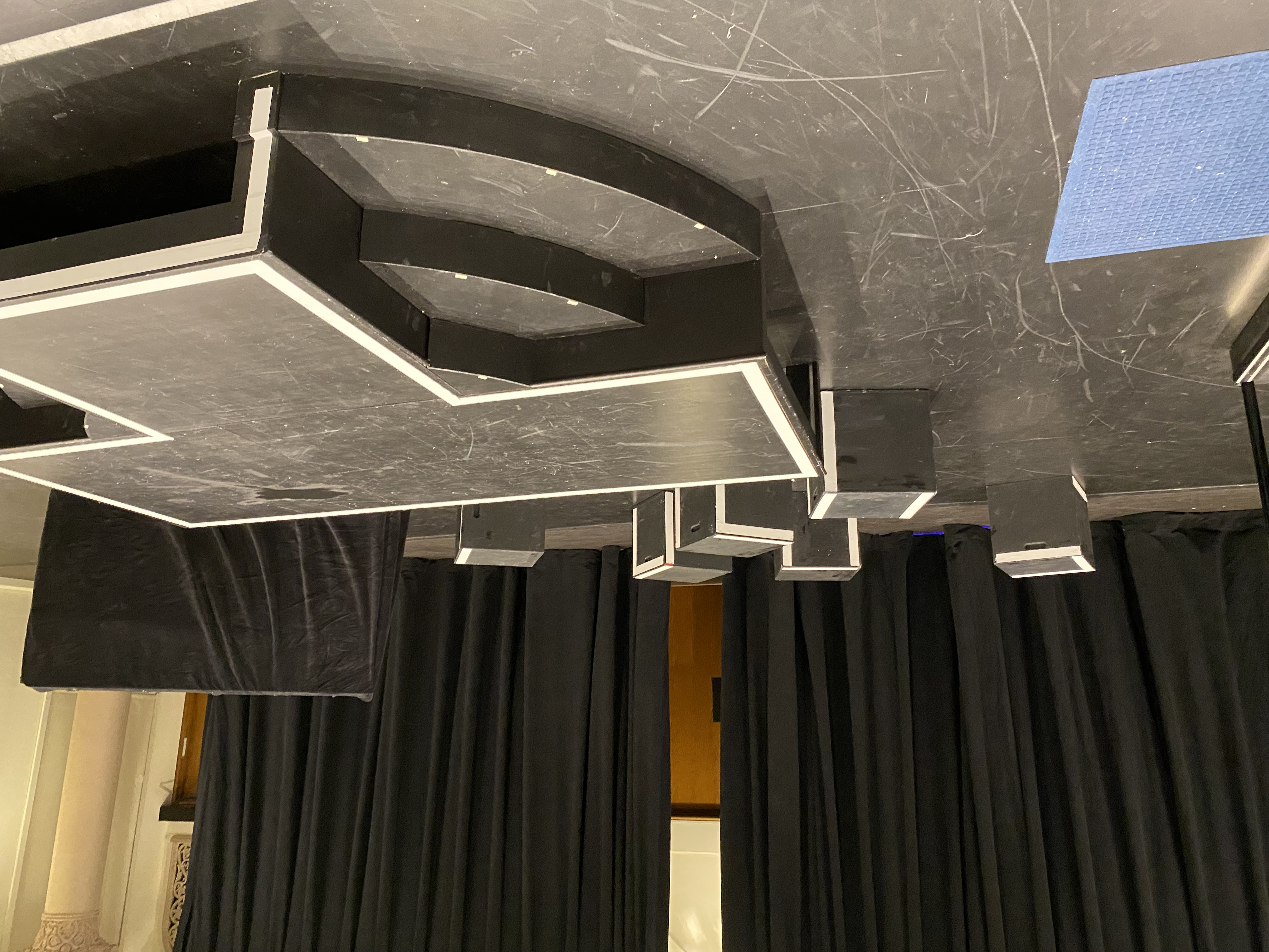 Curious Incident - Set design with platform and cubes