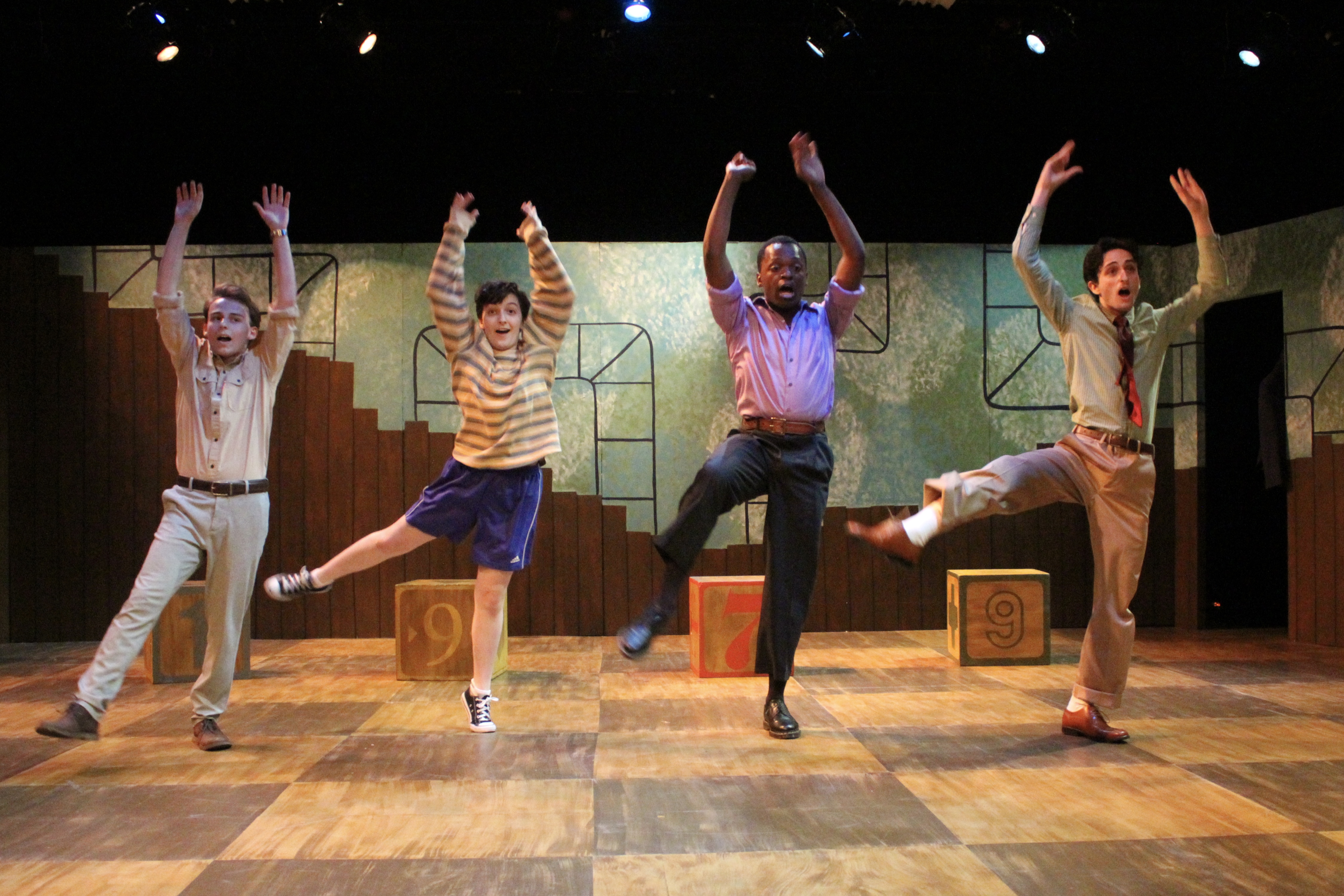 Falsettos - Four Jews in a Room Bitching with toy blocks